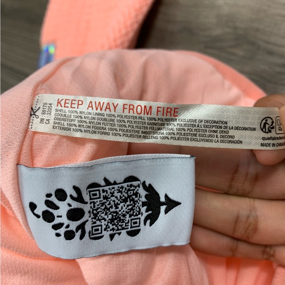 FP Movement By Free people Pink Smock Show Packable Run Jacket Size Small NWOT - Picture 15 of 16